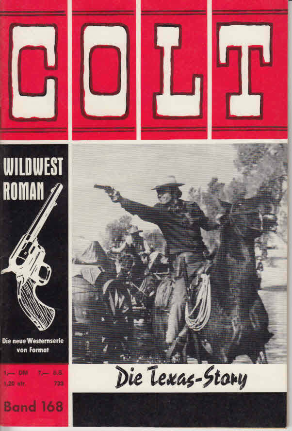 COLT WILDWEST ROMAN magazine side cover Issue 168   