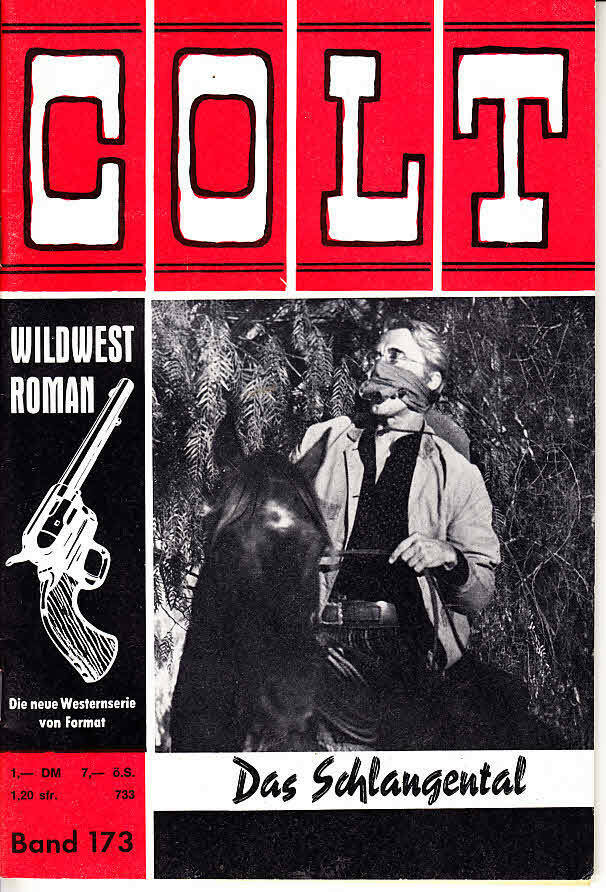 COLT WILDWEST ROMAN magazine side cover Issue 173   