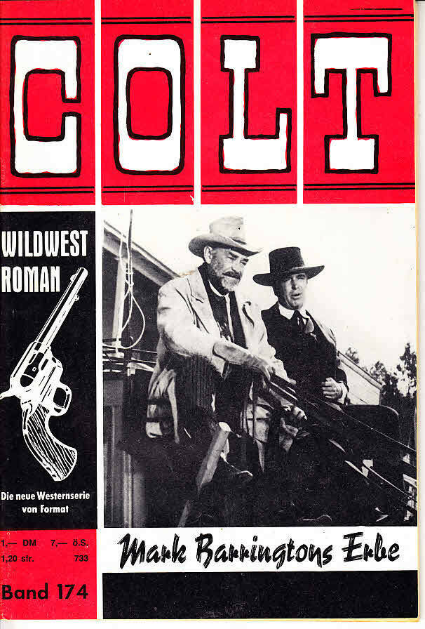 COLT WILDWEST ROMAN magazine side cover Issue 174   