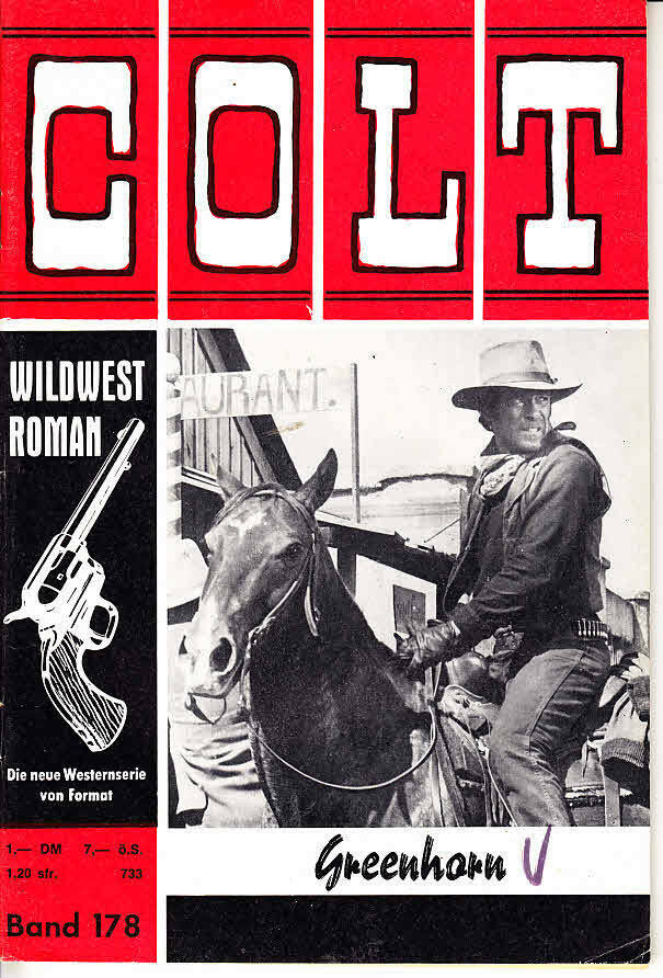COLT WILDWEST ROMAN magazine side cover Issue 178   