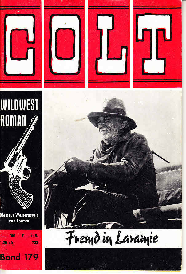 COLT WILDWEST ROMAN magazine side cover Issue 179   