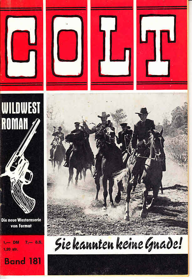 COLT WILDWEST ROMAN magazine side cover Issue 181   