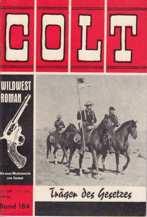 COLT WILDWEST ROMAN magazine side cover Issue 184   