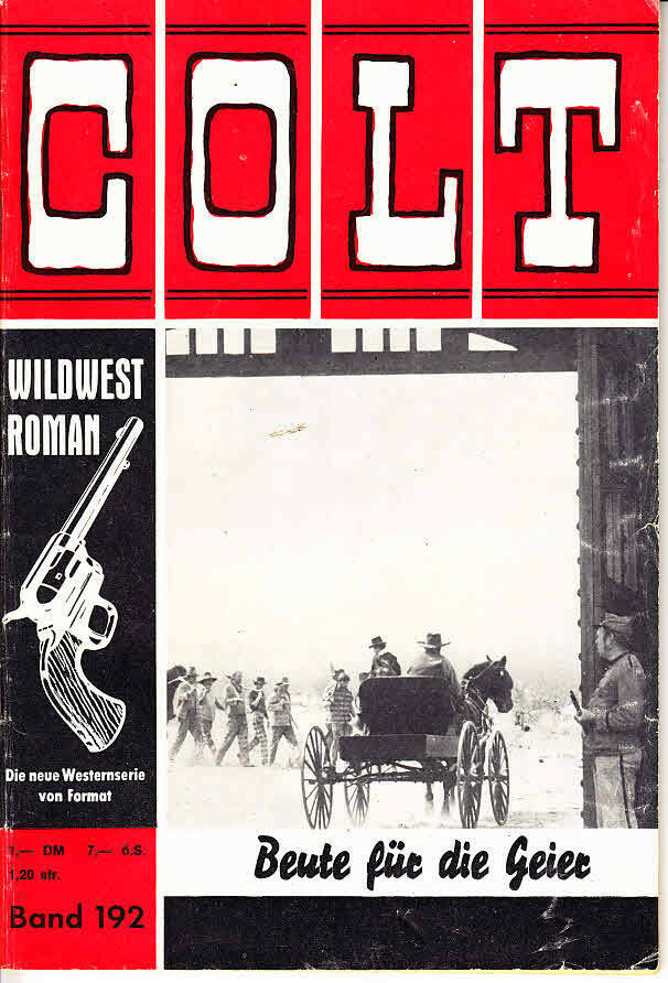COLT WILDWEST ROMAN magazine side cover Issue 192   