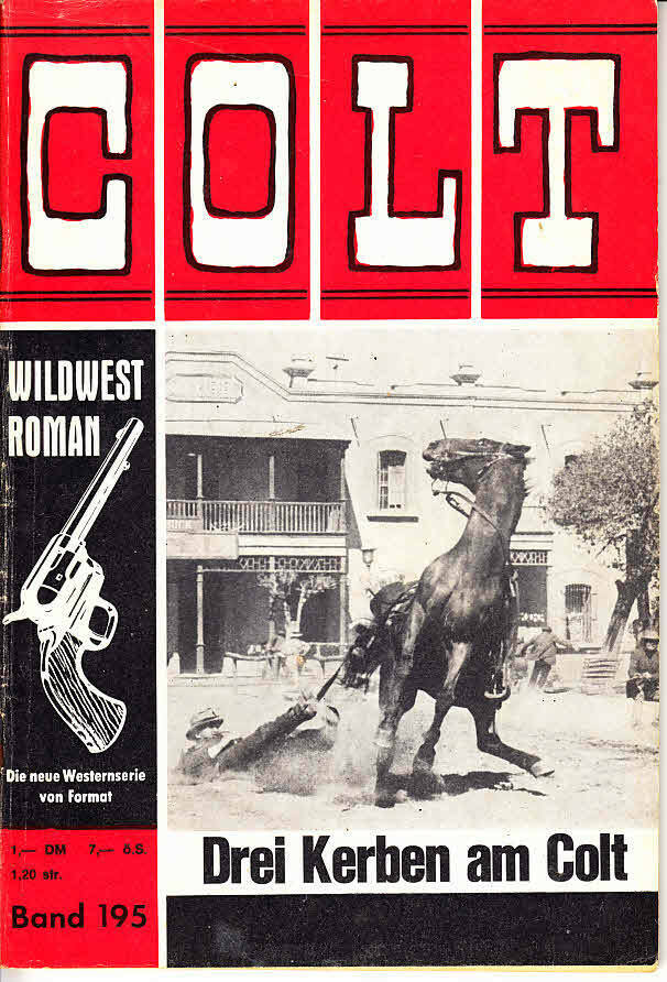 COLT WILDWEST ROMAN magazine side cover Issue 195   