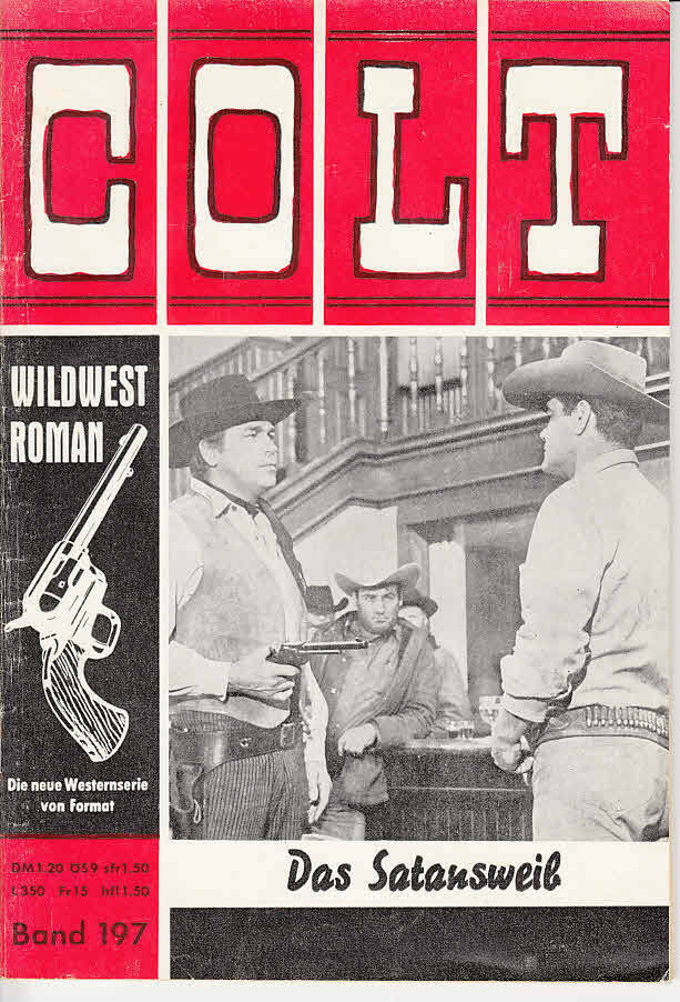 COLT WILDWEST ROMAN magazine side cover Issue 197   