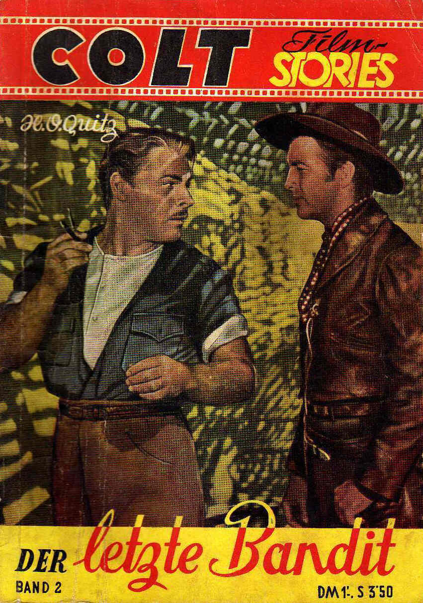 COLT FILM STORIES magazine side cover Issue 2  1951