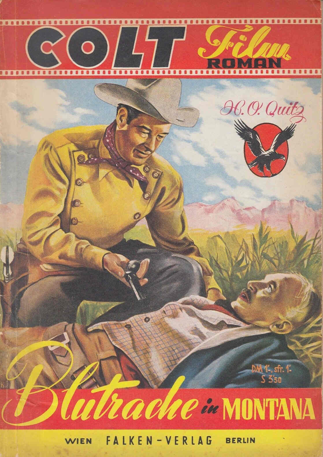 COLT FILM STORIES magazine side cover Issue 4   1951