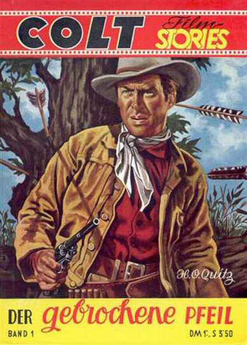 COLT FILM STORIES magazine side cover Issue 1   1951