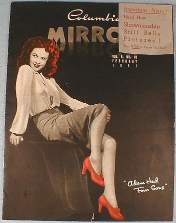 COLUMBIA MIRROR magazine side cover February 1941