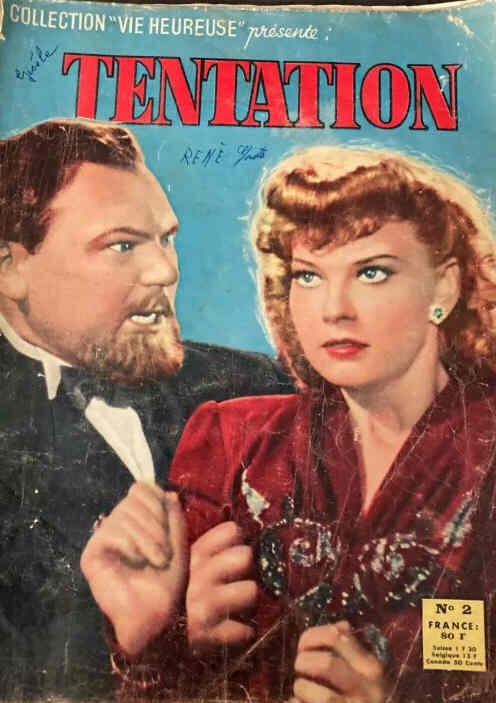 COLLECTION VIE HEUREUSE magazine side cover Issue 2   1957