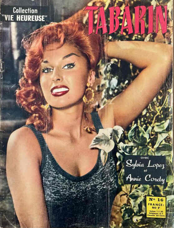 COLLECTION VIE HEUREUSE magazine side cover Issue 16   1959