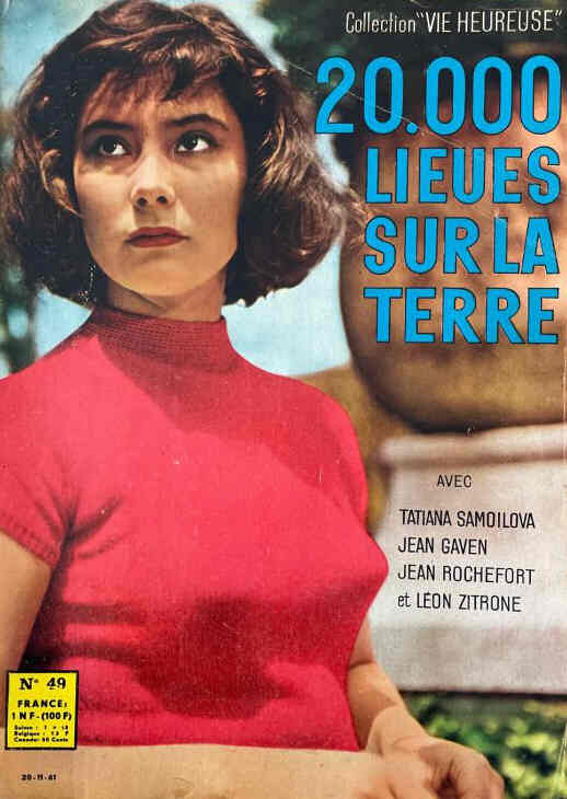 COLLECTION VIE HEUREUSE magazine side cover Issue 49   1961