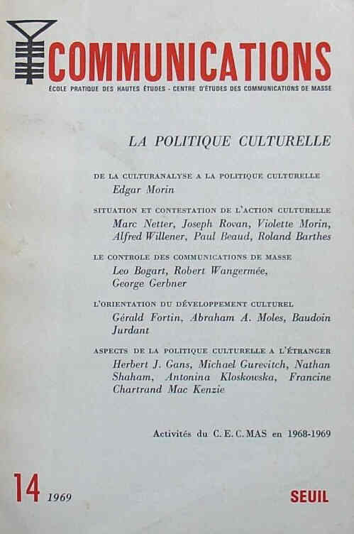 COMMUNICATIONS magazine side cover Issue 14   1969