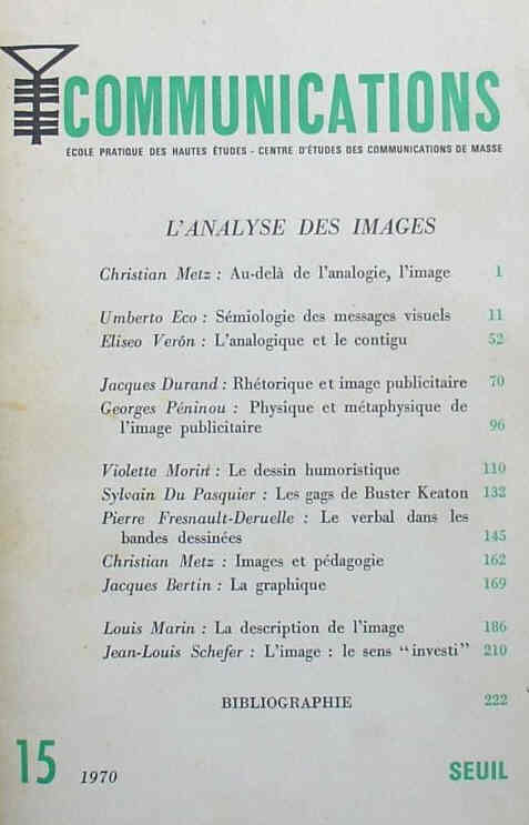 COMMUNICATIONS magazine side cover Issue 15   1970