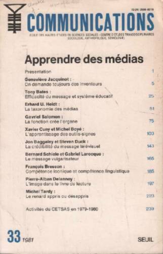 COMMUNICATIONS magazine side cover Issue 33   1981