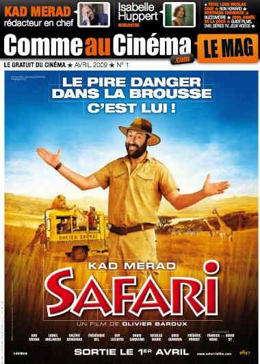 COMME AU CINEMA magazine side cover Issue 1 April 2009