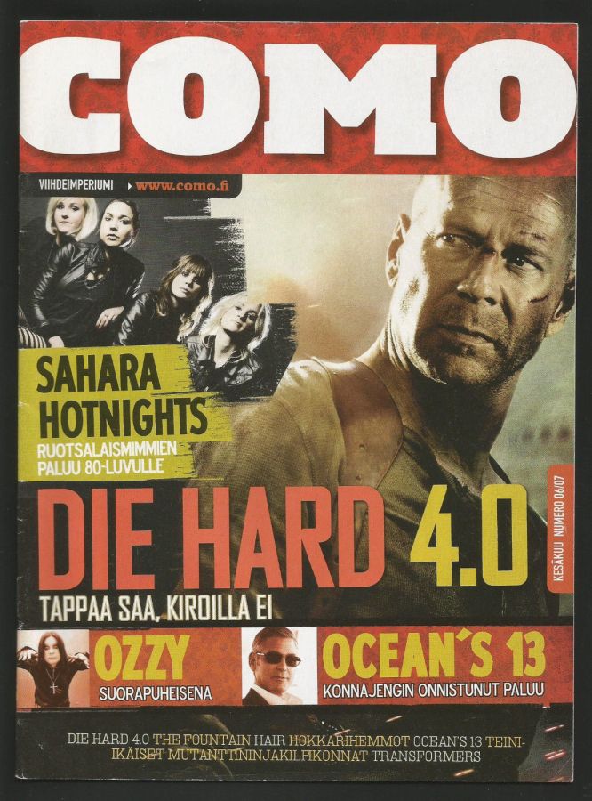 COMO magazine side cover  June 2007