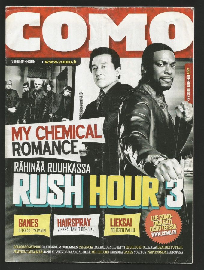 COMO magazine side cover  September 2007