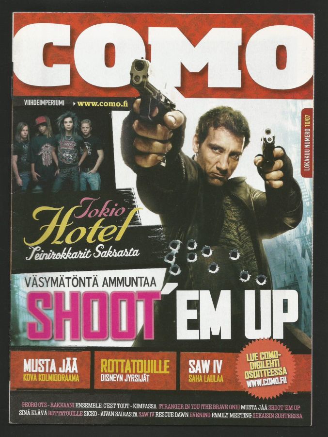 COMO magazine side cover  October 2007