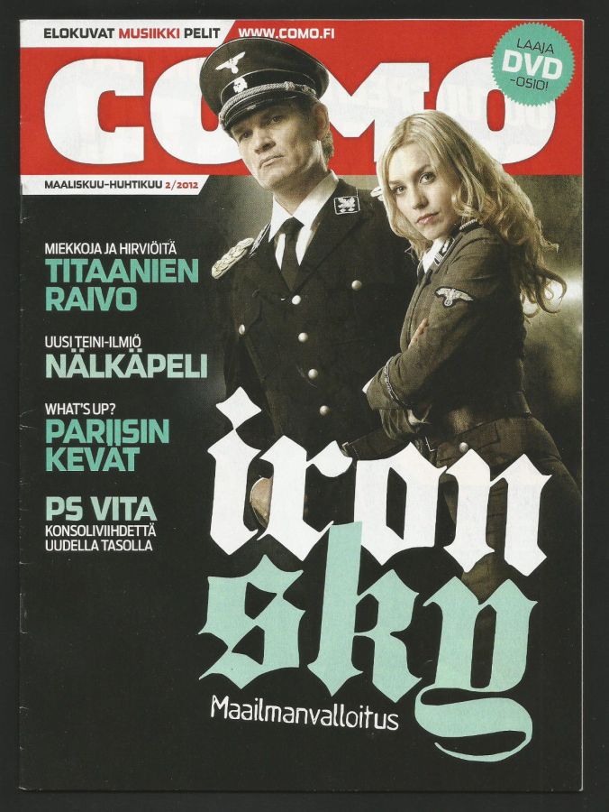 COMO magazine side cover  February 2012