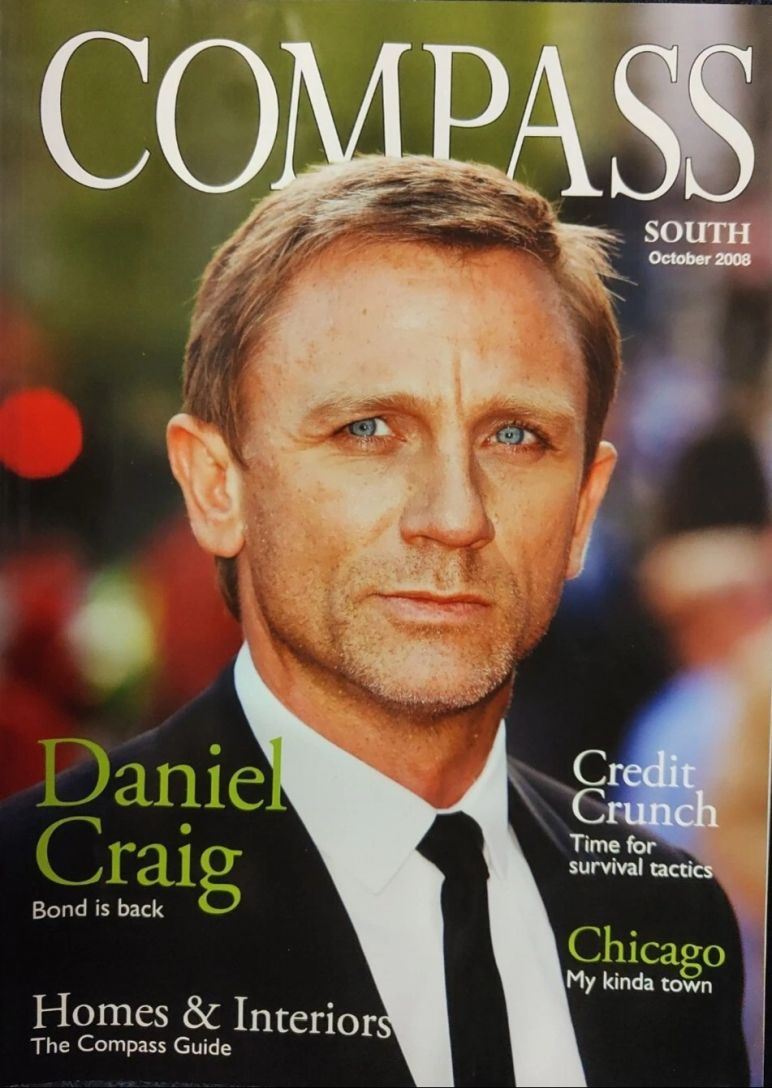 COMPASS magazine side cover  October 2008