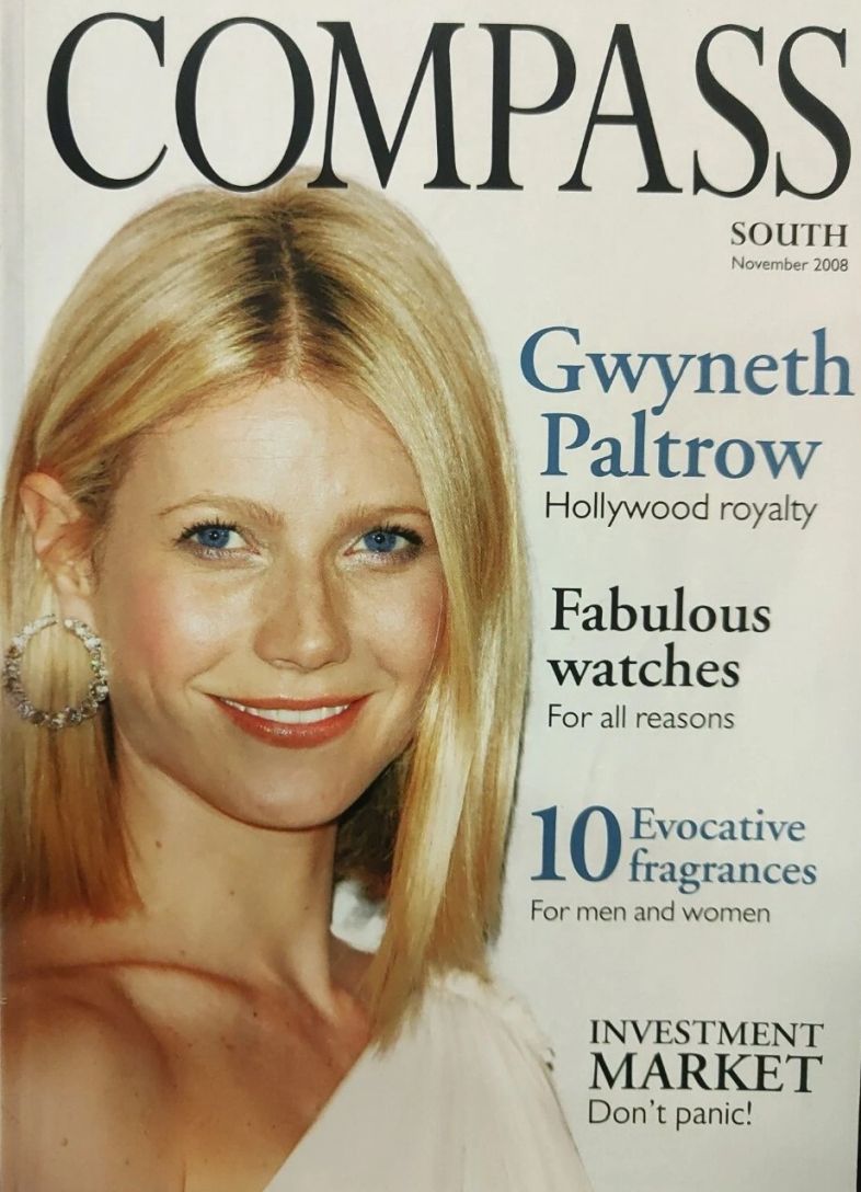 COMPASS magazine side cover  November 2008