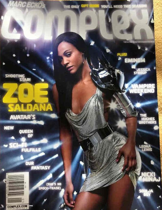 COMPLEX magazine side cover  December 2009/ January 2010 
