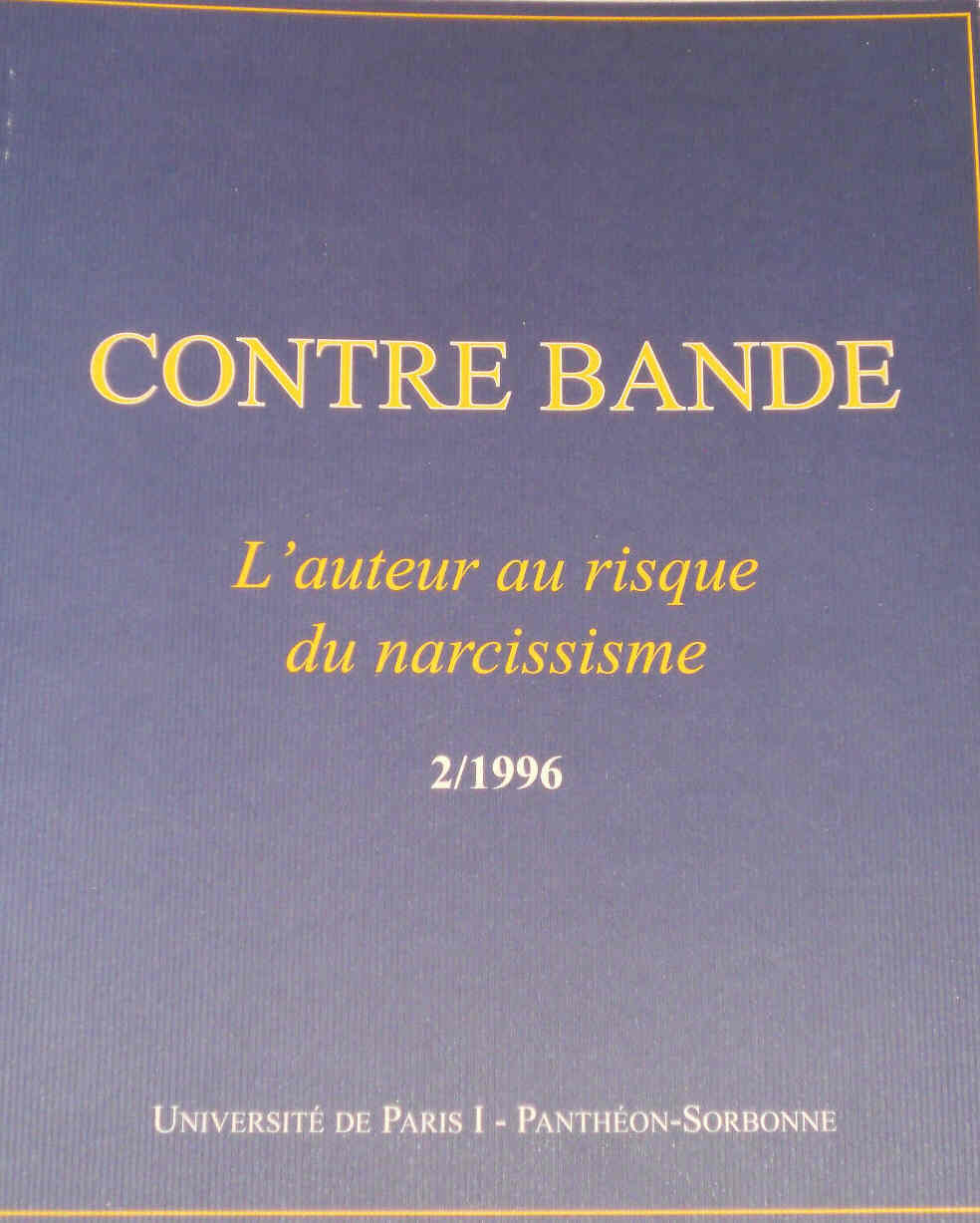 CONTRE BANDE magazine side cover Issue 2  1996