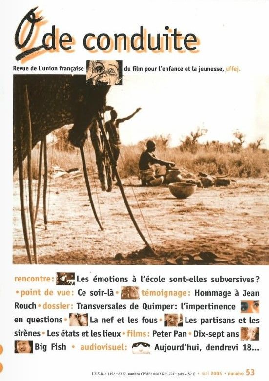 ZERO DE CONDUITE magazine side cover Issue 53 May 2004