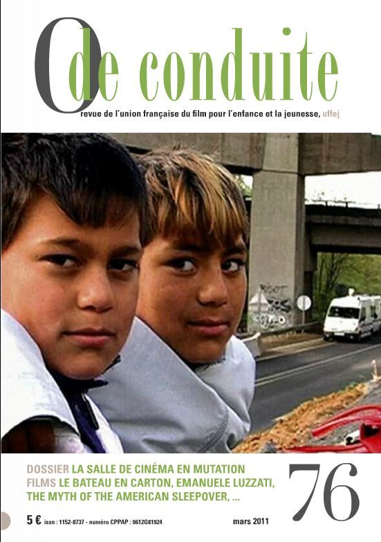 ZERO DE CONDUITE magazine side cover Issue 76 March 2011