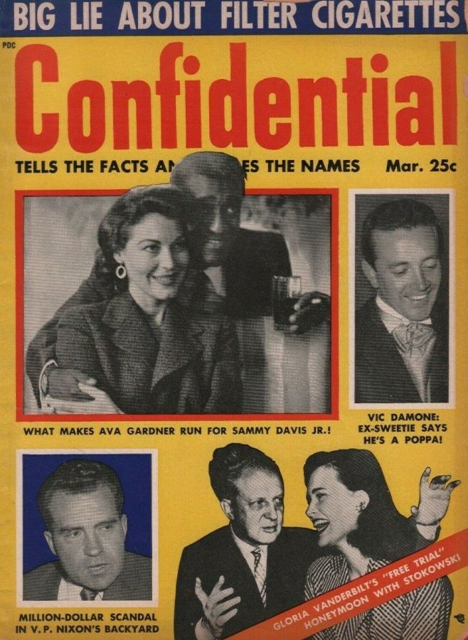 CONFIDENTIAL magazine side cover March/April 1955