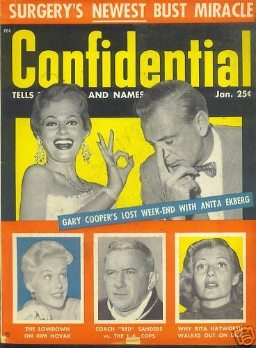 CONFIDENTIAL magazine side cover January/February 1956
