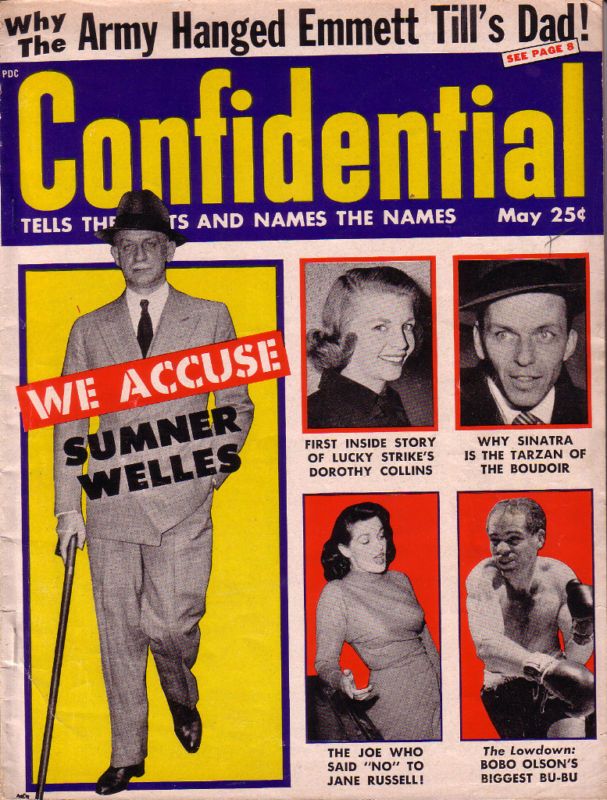 CONFIDENTIAL magazine side cover May/June 1956