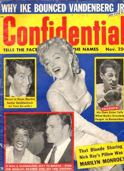 CONFIDENTIAL magazine side cover November/December 1956