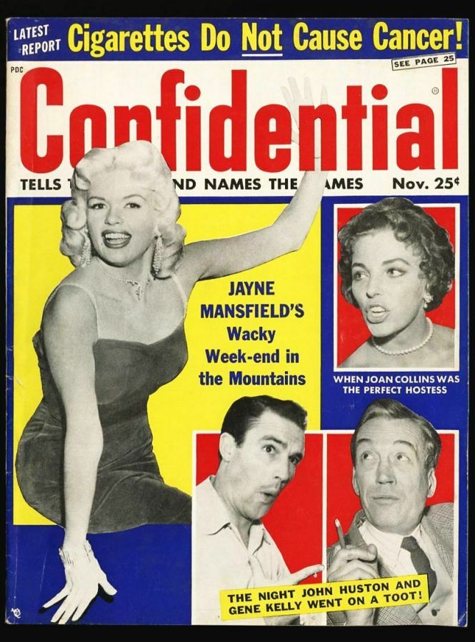 CONFIDENTIAL magazine side cover November/December 1957