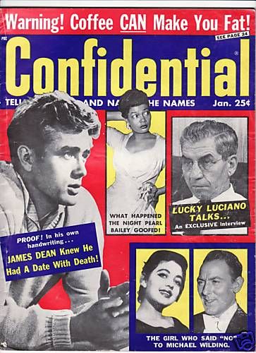 CONFIDENTIAL magazine side cover January/February 1958