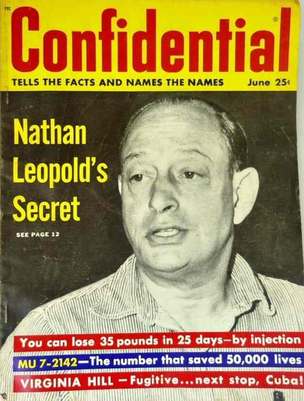 CONFIDENTIAL magazine side cover June/July 1958
