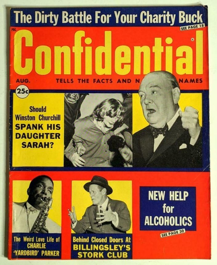 CONFIDENTIAL magazine side cover August 1959