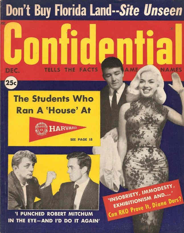 CONFIDENTIAL magazine side cover December 1959