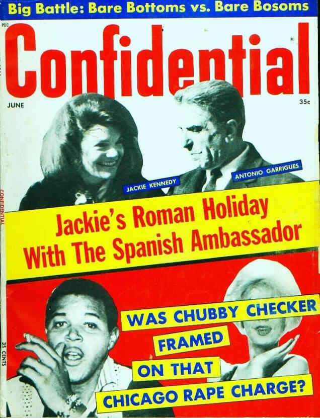 CONFIDENTIAL magazine side cover June 1960