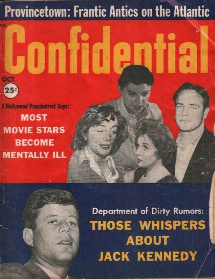 CONFIDENTIAL magazine side cover October 1960