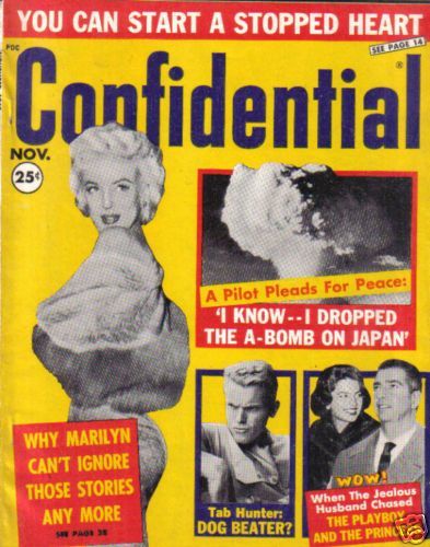 CONFIDENTIAL magazine side cover November 1960