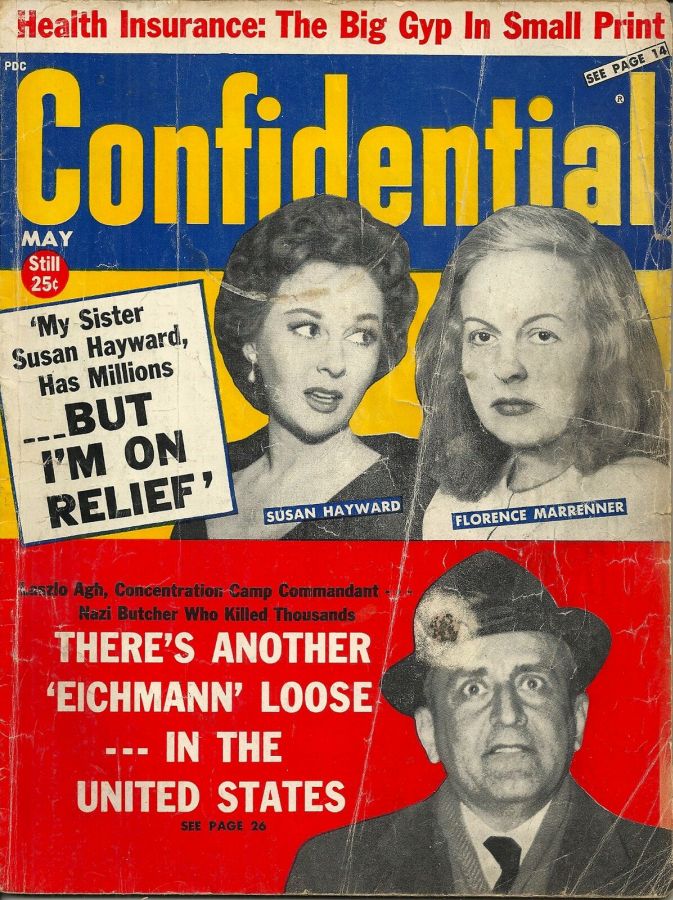 CONFIDENTIAL magazine side cover May 1961