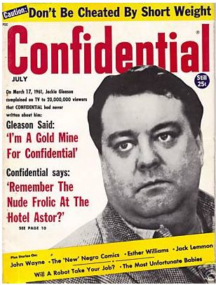 CONFIDENTIAL magazine side cover July 1961