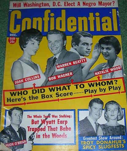 CONFIDENTIAL magazine side cover December 1961