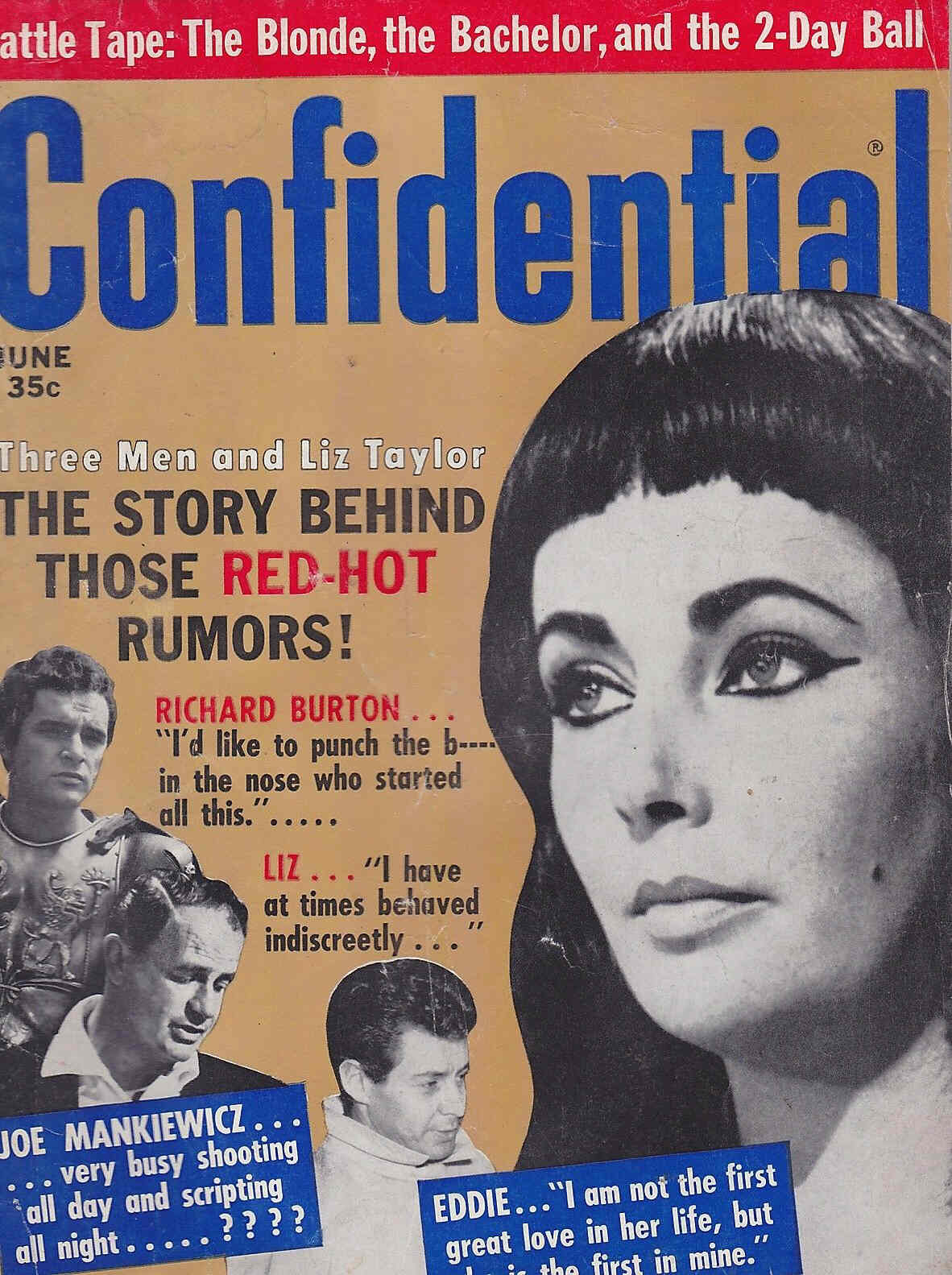 CONFIDENTIAL magazine side cover June 1962