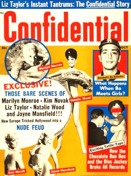 CONFIDENTIAL magazine side cover October 1962