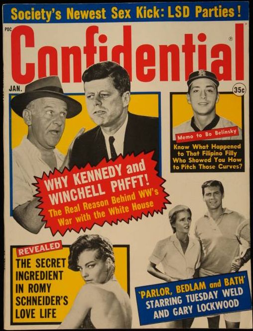 CONFIDENTIAL magazine side cover January 1963
