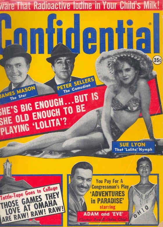 CONFIDENTIAL magazine side cover February 1963